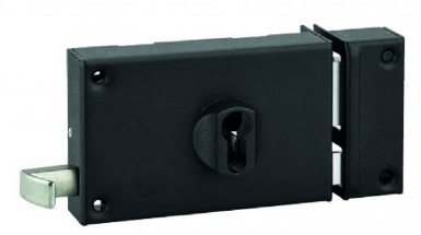 Serrure à cylindre pe horizontale à tirage 140x88 mm - dte. disponible abidjan cote d'ivoire.