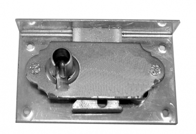 Serrure de tiroir n°340 - laiton limé a 60 ​​ ​. disponible abidjan cote d'ivoire.