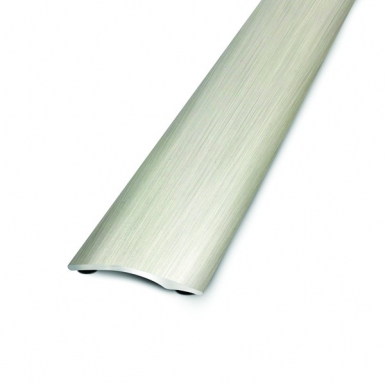Seuil multi-niveaux 27x3,4 mm - 2,80 m adhésivé butyle aluminium anodisé titane brossé. disponible abidjan cote d'ivoire.
