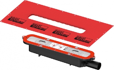 Siphon plat tecedrainprofile pour profilé code 815. disponible abidjan cote d'ivoire.