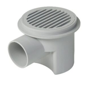 Siphonette pvc gris clair sortie horizontale à coller femelle ø 40. disponible abidjan cote d'ivoire.