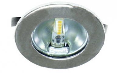 Spot étagère led 1,8 w 150 lm 3000°k - chromé. disponible abidjan cote d'ivoire.
