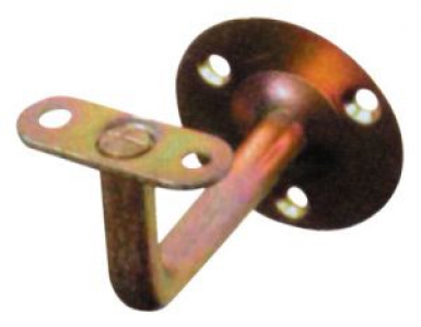 Support de rampe fixe coudé n° 2 ø 10 mm à visser bichromaté. disponible abidjan cote d'ivoire.