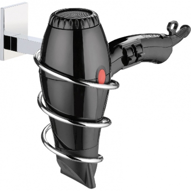 Support pour sèche-cheveux - chromé. disponible abidjan cote d'ivoire.