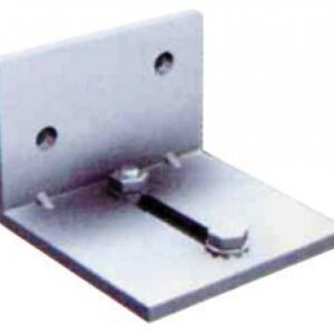 Support équerre à visser pour fixation murale 1 rail 26x25. disponible abidjan cote d'ivoire.