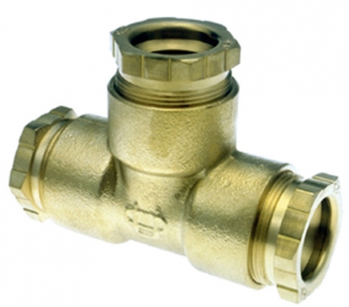 Té laiton - pour tuyau ø 40 extérieur. disponible abidjan cote d'ivoire.