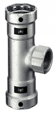 Té réduit taraudé acier megapress ø 1"1/4 x 1/2". disponible abidjan cote d'ivoire.