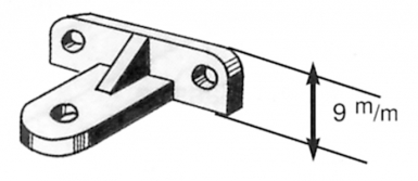 Taquet d'assemblage pour montant étroit 30x20x9 mm plastique blanc ​​ ​. disponible abidjan cote d'ivoire.