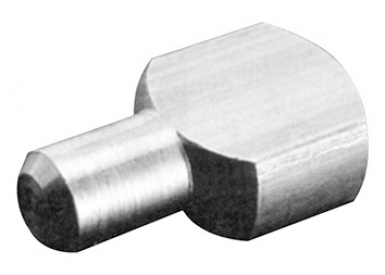 Taquets d'étagère à tige ø 6 mm laiton nickelé​​ ​. disponible abidjan cote d'ivoire.