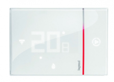 Thermostat connecté smarther with netatmo pour montage encastré 2 modules - blanc. disponible abidjan cote d'ivoire.