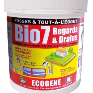 Traitement " bio 7 drains et grosses canalisations " odeurs et remontées blocs 4x200 g. disponible abidjan cote d'ivoire.