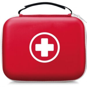 Trousse de secours - complète - 2 compartiments transparents - pour 5 personnes. disponible abidjan cote d'ivoire.