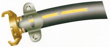 Tuyau air comprimé, équipé raccords 19x29 + collier, longueur 20 m. disponible abidjan cote d'ivoire.