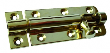 Verrou baïonnette avec gâche laiton chromé 140x30 mm ​​ ​. disponible abidjan cote d'ivoire.