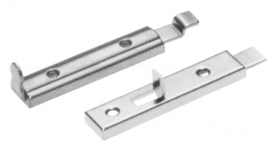 Verrou droit alsace acier nickelé 70x15 mm​ ​. disponible abidjan cote d'ivoire.