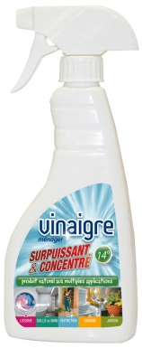 Vinaigre d"alcool ménager 14°   pulvérisateur 500 ml. disponible abidjan cote d'ivoire.