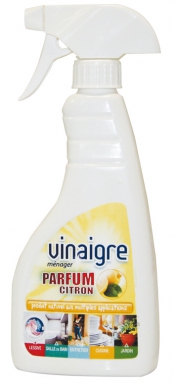 Vinaigre parfumé citron  multi-usages   pulvérisateur 500 ml. disponible abidjan cote d'ivoire.