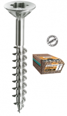 Vis à bois panelvit tf torx blanche 4 x 20 mm t20 cond. disponible abidjan cote d'ivoire.