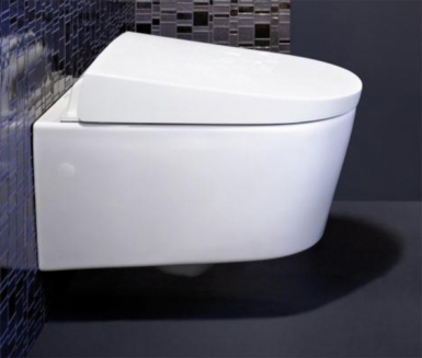 Wc complet suspendu geberit aquaclean alba - blanc alpin. disponible abidjan cote d'ivoire.