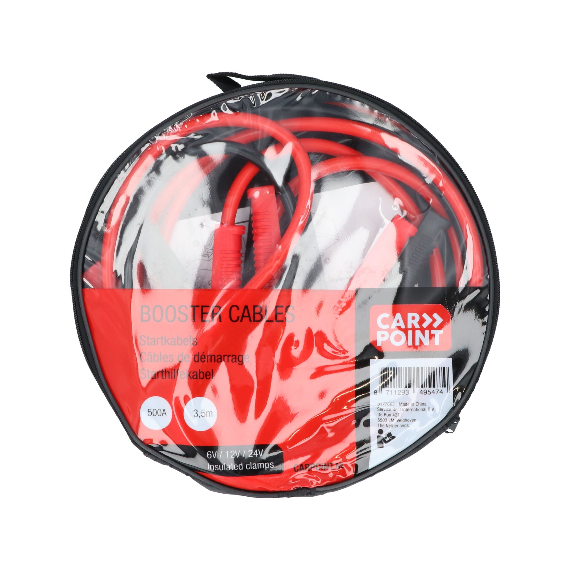 Cables de demarrage 500a 25mm² 3.5m (pinces isolees) carpoint – Image 4