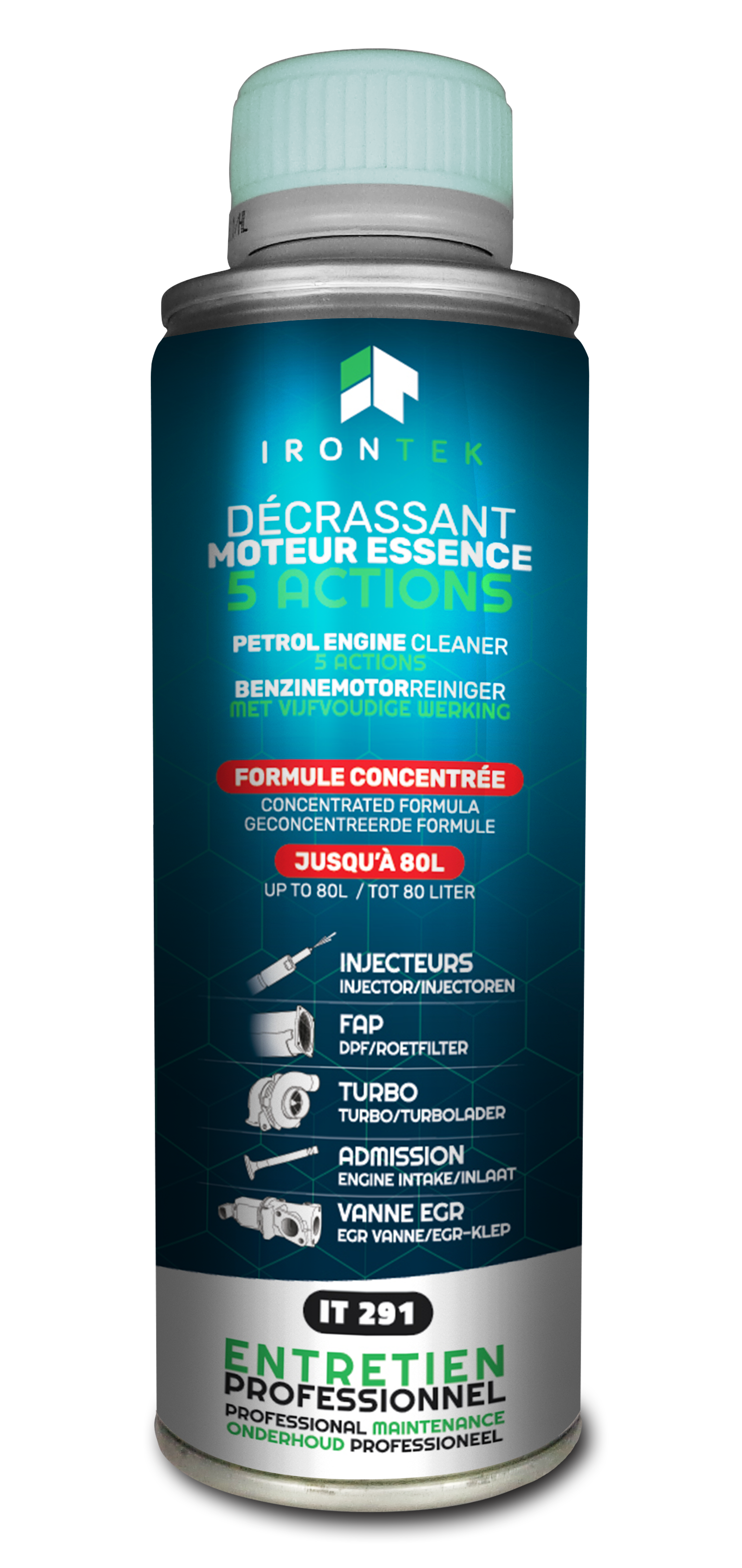 Decrassant moteur essence 5 en 1 (375ml)