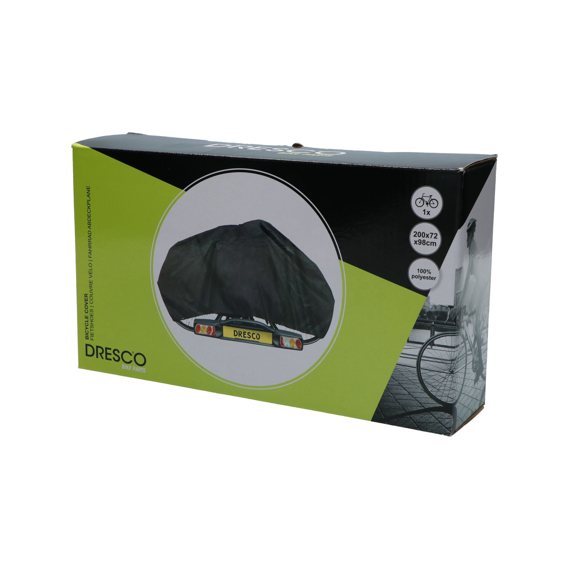 Housse pour 1 velo 200x72x98cm dresco – Image 3